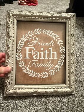 Wall art home decor French Country Rustic Farmhouse Friends Family Family
